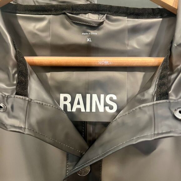 Rains - "Jacket" (w/ Hood) Size XL - Mist (transparent) - Picture 3 of 8